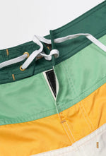 Charger l'image dans la galerie, Boardshort Jon One Stripe Green/ Yellow/ White - Venitz
